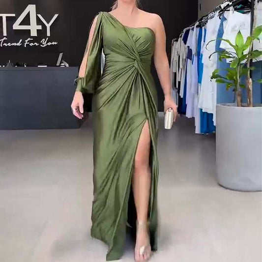 Women’s Elegant One-Shoulder Dress