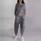 ✨Herfst Nieuwkomers✨Sportieve casual damesoutfit met meerdere zakken-2-delige set