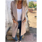 🔥Grote verkoop🔥Reverskraag casual open-front trui met lange mouwen