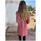 🔥Grote verkoop🔥Reverskraag casual open-front trui met lange mouwen