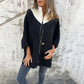 Casual stand kraag van dameshalte halve zip jas