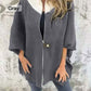 Casual stand kraag van dameshalte halve zip jas