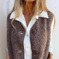 🔥Laatste dag 50% korting🔥Vrouwen Fall Button Down Korte Warme Vest