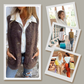 🔥Laatste dag 50% korting🔥Vrouwen Fall Button Down Korte Warme Vest