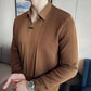 ✨New Arrival✨Men's Casual Solid Color Faux 2-Piece Top