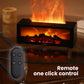 🔥 50% KORTING – LAATSTE DAG! 💦 Luchtbevochtiger met openhaardeffect – 7 LED-kleuren en afstandsbediening, rustgevende sfeer voor thuis/kantoor 🌙📦