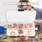 📀 100/200 Stuks Koperen Platte Ringen Assortiment (50% KORTING)