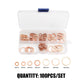 📀 100/200 Stuks Koperen Platte Ringen Assortiment (50% KORTING)