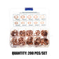 📀 100/200 Stuks Koperen Platte Ringen Assortiment (50% KORTING)