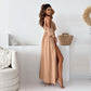 💖Limited Sale 50% UIT💖 Elegante Sexy V Hals Jurk met Zijsplit