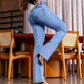 🎉Laatste dag voor kortingen van beperkte duur🎉Stretch flare jeans met hoge taille