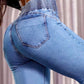 🎉Laatste dag voor kortingen van beperkte duur🎉Stretch flare jeans met hoge taille