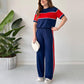 Tweedelig colour block trainingspak voor dames