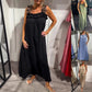 👗Casual mouwloze damesjurk met zakken