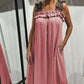 👗Casual mouwloze damesjurk met zakken