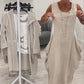 👗Eenvoudige mouwloze jurk met zakken