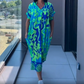 🌸Speciale prijs🌸  Women's Casual Elegant Printed V-Neck Dress