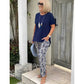 Casual tweedelig set voor vrouwen