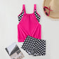 🔥 ZOMER HOT SALE – 49% KORTING 🔥 Dames Tweedelig Polkadot Zwempak