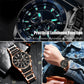 Multifunctioneel herenhorloge met waterdicht uurwerk