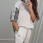 🌺2025 Hot Sale🌺Luipaardprint patchwork sweatshirt