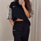 🌺2025 Hot Sale🌺Luipaardprint patchwork sweatshirt
