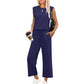 🌺Nieuwe artikelen 2025 - 50% KORTING🌺Nieuwe dames casual top met kapmouwen, wijde pijpen, cropped broek, tweedelige sets