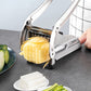 🔥 3-in-1 Groentesnijder – Snijd Friet, Groenten & Fruit In Eén Beweging | 3 Verwisselbare Messen 🥔🥒