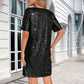 Vrouwenmode Elegante Paillettenjurk