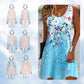 Mouwloze Zomerjurk voor Dames met Bloemenprint
