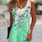 Mouwloze Zomerjurk voor Dames met Bloemenprint