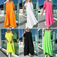 🌈 Maxi-jurk voor dames met open schouders