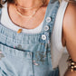 🌸Vintage bloemen denim jumpsuit