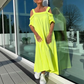 Casual Maxi Cold-shoulderjurk voor Dames