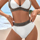 ⏳Beperkte tijd 50% korting💥Dames Halter-Bikiniset met Striksluiting op de Rug – 2-Delig