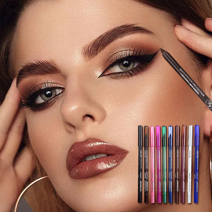 🌿🎍10 Stuks Gekleurde Eyeliner Gelpennen