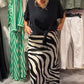 🔥✨VCasual dames blouse met knopen en midirok
