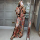 🚚Gratis thuisbezorging✨Coole set - print top + chill wijdpijpbroek