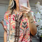 🚚Gratis thuisbezorging✨Coole set - print top + chill wijdpijpbroek