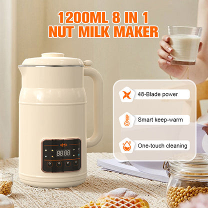 🥛 Automatische keukenmachine voor sojamelk – 4–5 personen, zonder koken en filteren, multifunctioneel en compact