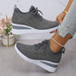 🎁2026 Nieuw binnen 60% KORTING💥👟 ✨Ademende Mesh Sneakers Met Strass: Fijn Voor De Zomer, Mooi Voor Elke Outfit!