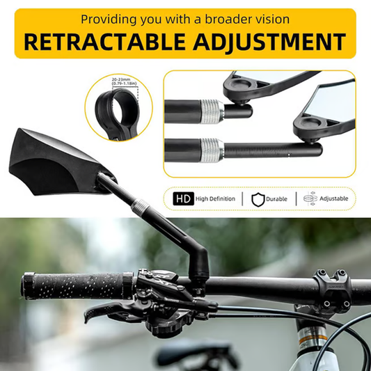 ⏳Tijdelijke Aanbieding⏰360° verstelbare fiets Spiegel voor op het stuur🚵‍♂️