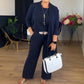 🌸 Up tot 59% korting🔥Elegant Lange Cardigan & Top & Broek 3-Delige Set