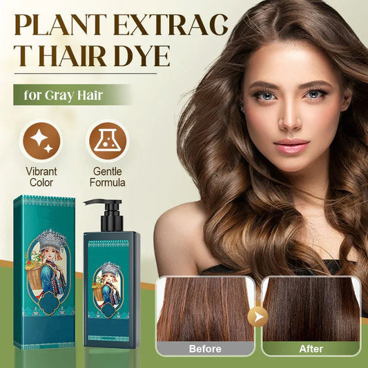 Flash Sale: 50% korting⚡🎉207 ml plantenextract haarverf voor grijs haar