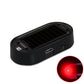 🚗 Zonne-energie-dummy-alarm met knipperend LED-lampje – lichtsensor, simuleert een alarmsysteem, voor auto’s en binnenshuis