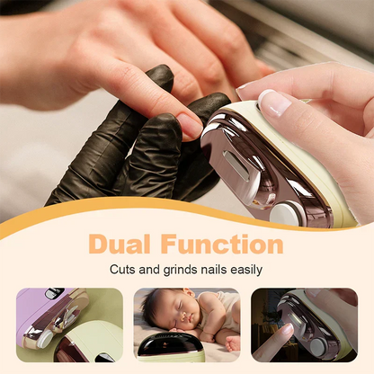 🎉 2026 Sale — Meer dan 113.000 verkocht! ✂️ 2-in-1 Slimme Elektrische Nagelknipper & Polijstmachine – Anti-knelbeveiliging & LED-licht 💅