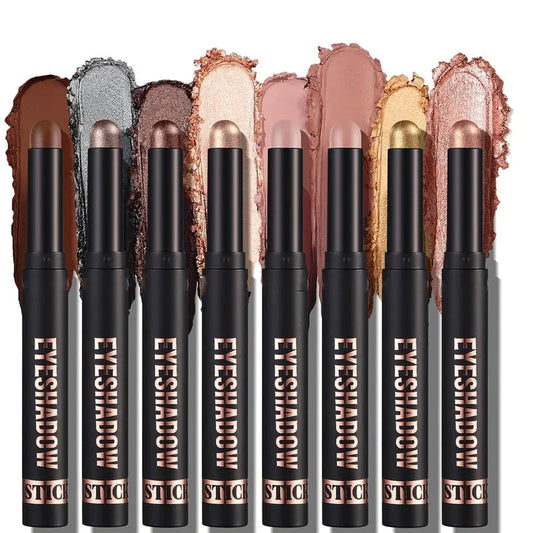 🎅ALLEEN VANDAAG - € 19,99 VOOR 8 STUKS!!🎄MEER DAN 50.000 VERKOCHT! 🎁✨8 kleuren glitter oogschaduwstick
