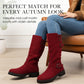 🔥 Winter 2026 Schoenen – Halfhoge Laarzen met Gesp & Warme Wollen Voering | Groot Formaat | Black Friday 50% Korting & Gratis Verzending!
