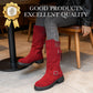 🔥 Winter 2026 Schoenen – Halfhoge Laarzen met Gesp & Warme Wollen Voering | Groot Formaat | Black Friday 50% Korting & Gratis Verzending!