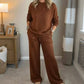 Dames Glitter 2-delige Set: Sweatshirt & Broek